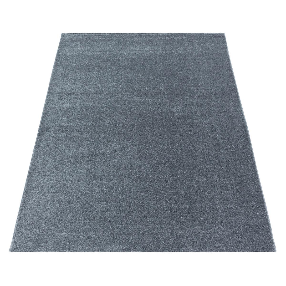 Hochflorteppich Rio Silberfarben ca. 80x150cm - Silberfarben, Basics, Textil (80/150cm)