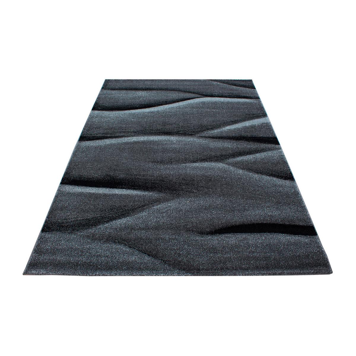 Läufer Lucca Schwarz ca. 80x250cm - Schwarz, Trend, Textil (80/250cm) - Novel