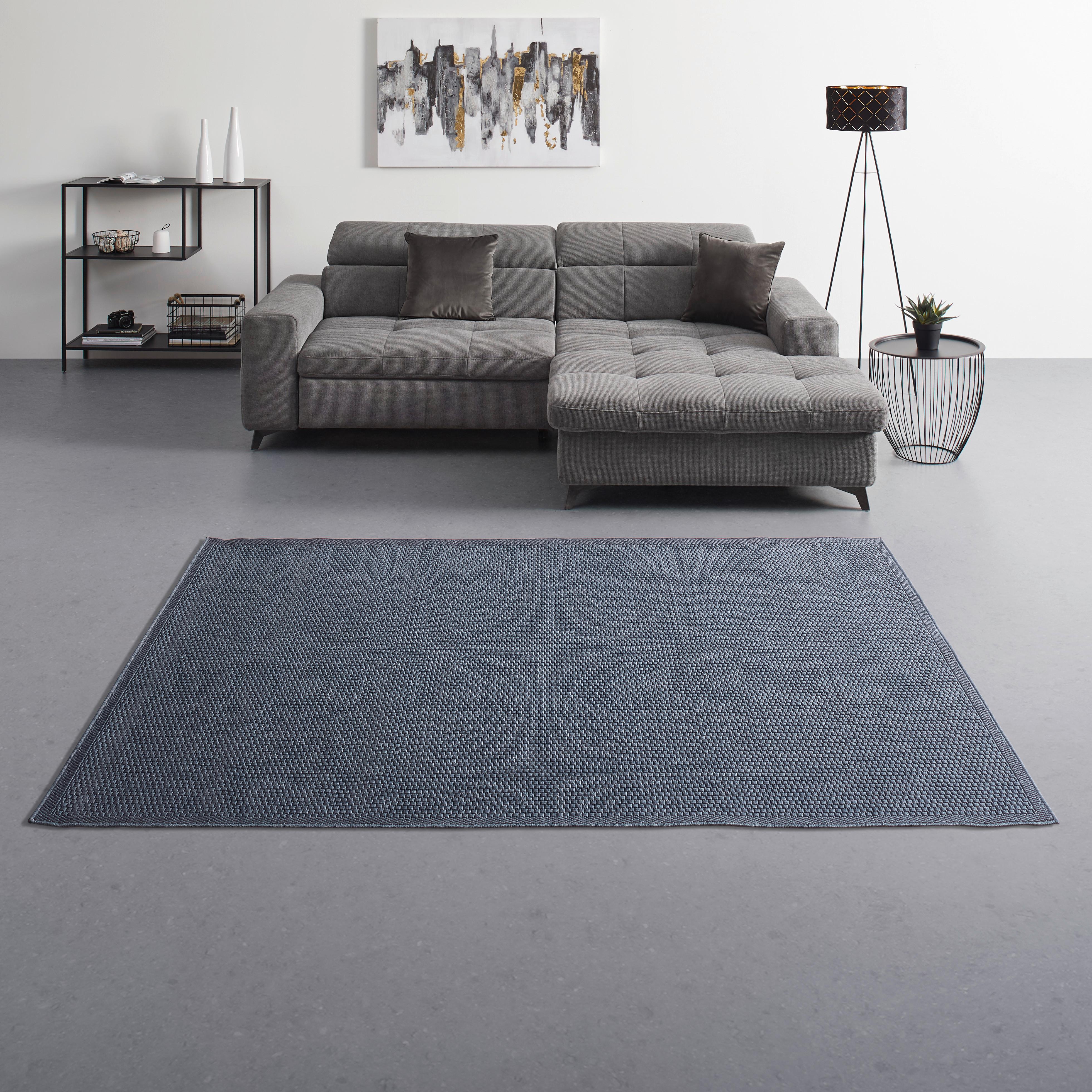 FLATVÄVD MATTA TORONTO 2 - antracit, Modern, textil (120/170cm) - Mömax