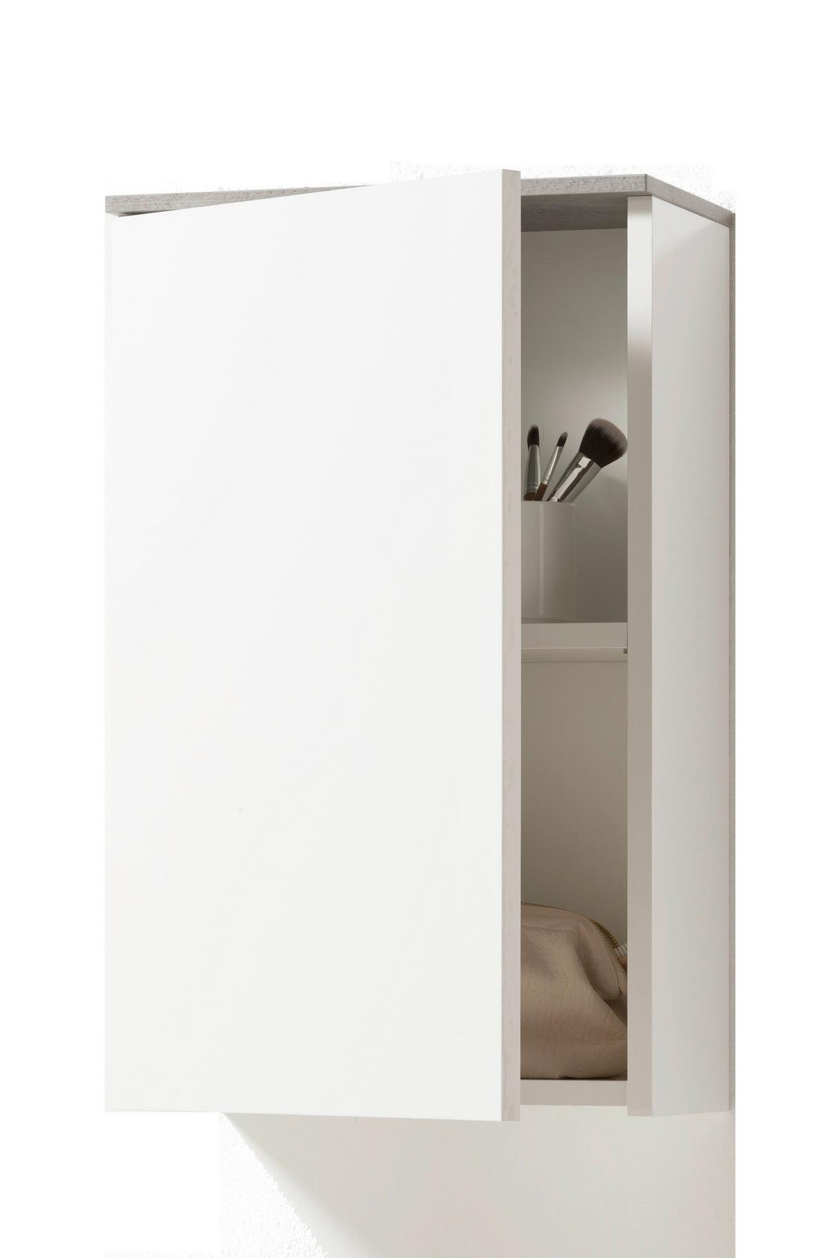 Oberschrank in Weiß - Weiß, MODERN, Holzwerkstoff (40/65/22cm) - Mömax
