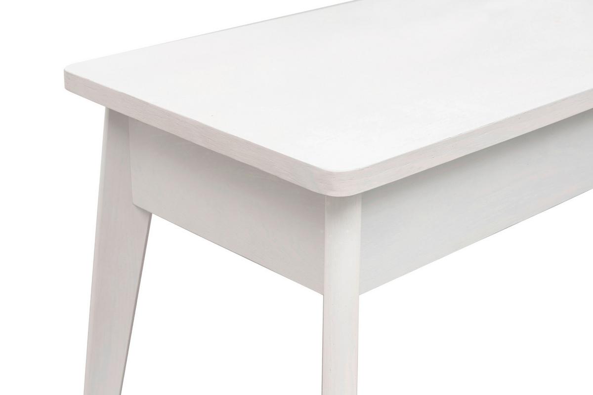 ŁAWKA ERIC - biały, Konventionell, materiał drewnopochodny/drewno (90/47/35cm) - MID.YOU
