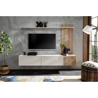Ansamblu mobilier camera de zi SOLO - cașmir/stejar Artisan, Modern, material pe bază de lemn (180/130/40cm) - Bessagi