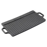 Grillzubehör Echtwerk Grillplatte-Gusseisen Schwarz - Schwarz, Trend, Metall (50,5 /23/1,5cm) - Echtwerk