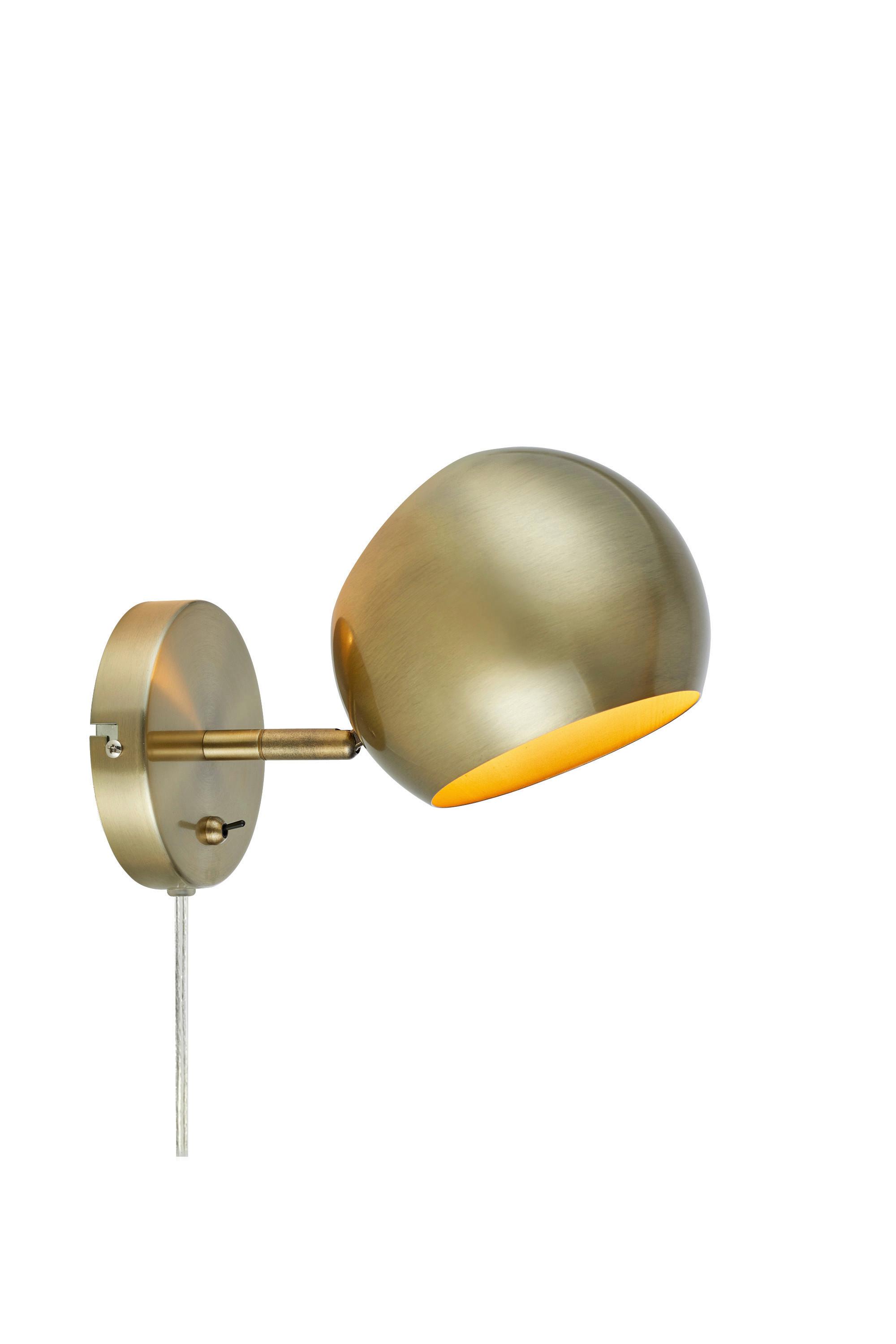 Wandleuchte Edgar max. 40 Watt - Messingfarben, Basics, Metall (15/24/14cm) - Markslöjd