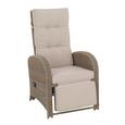 Relaxsessel Monaco in Braun - Beige/Braun, MODERN, Kunststoff/Textil (64/74/112cm) - MÖMAX modern living