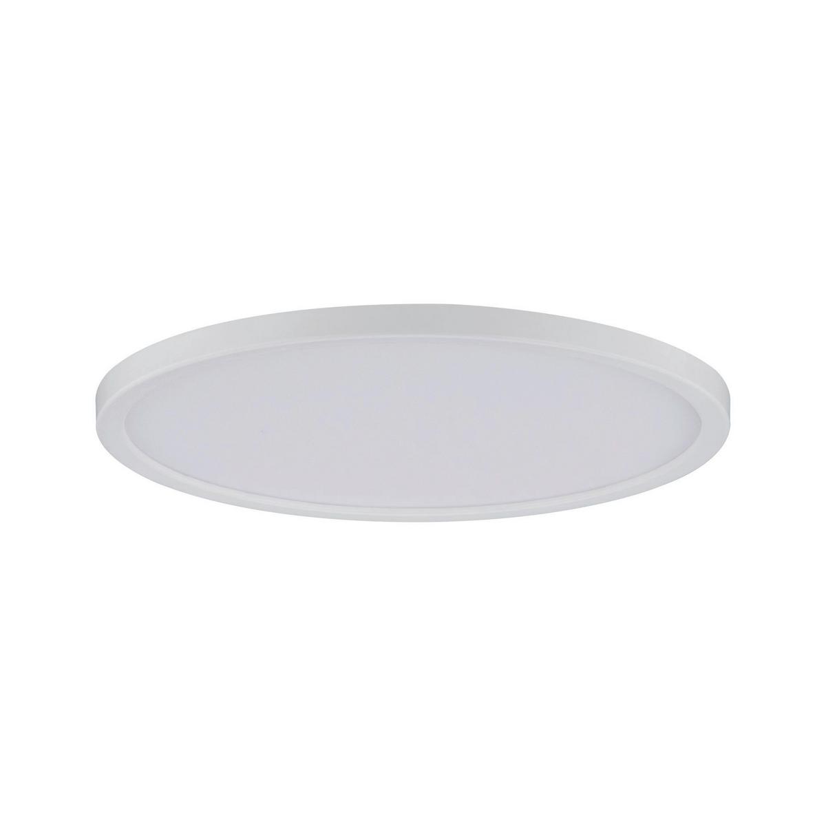 LED-Paneel Panel Areo in Weiß max. 12 Watt - Weiß, Basics, Kunststoff (18cm) - Paulmann