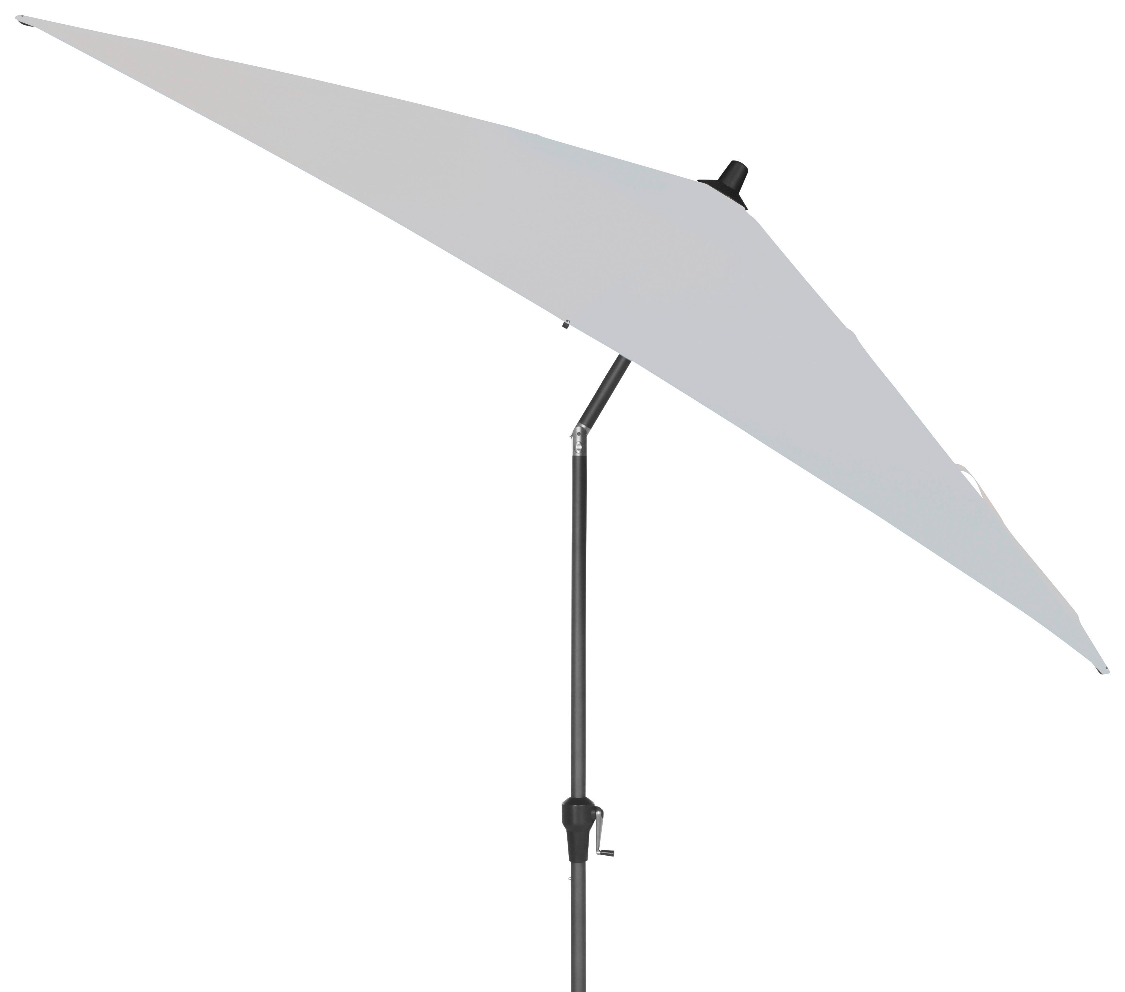 Sonnenschirm BHT: 250x258x250 cm Anthrazit/Grau - Anthrazit/Grau, KONVENTIONELL, Textil/Metall (250/250cm) - Siena Garden