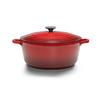 Cratiță cu capac ELISA 6,3L - roșu, Konventionell, metal (28/12cm) - Modern Living