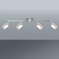 LED-Strahler Celina max. 4 Watt - Chromfarben/Weiß, KONVENTIONELL, Kunststoff/Metall (60/17,5cm) - Mömax modern living LED-Strahler Celina max. 4 Watt - Chromfarben/Weiß, KONVENTIONELL, Kunststoff/Metall (60/17,5cm) - Mömax modern living
