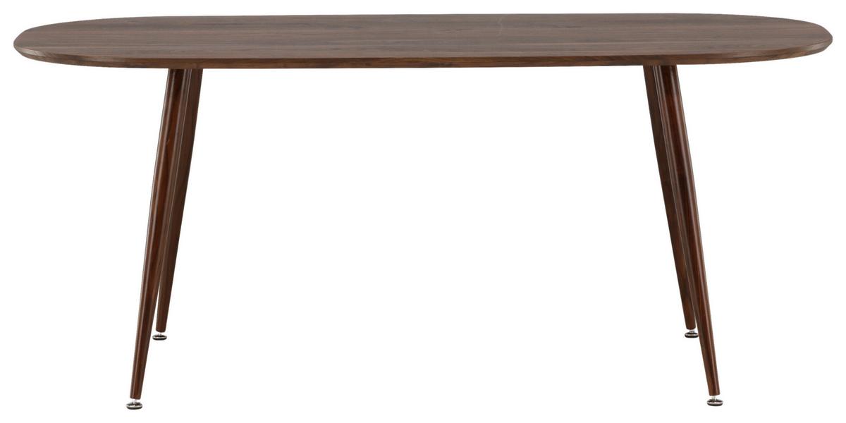 ESSTISCH SANFORD - Dunkelbraun, Design, Holz/Holzwerkstoff (180/90/75cm) - Livetastic
