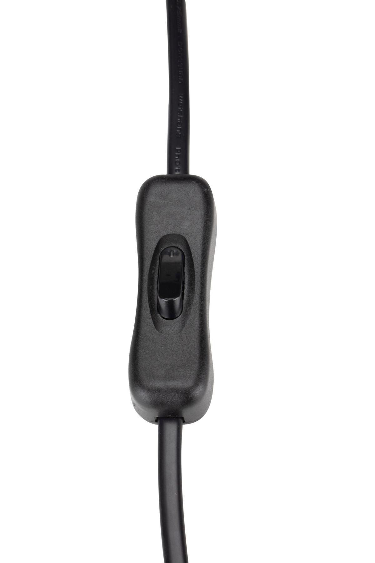 LAMPA STOŁOWA PARMA *SBM* - beżowy/czarny, Lifestyle, metal/tkanina (40/48cm) - Marama