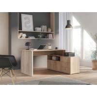 Masă de scris TEMPRA 2 - stejar Sonoma, Basics, material pe bază de lemn (120,6/74,9/151,4cm) - Based