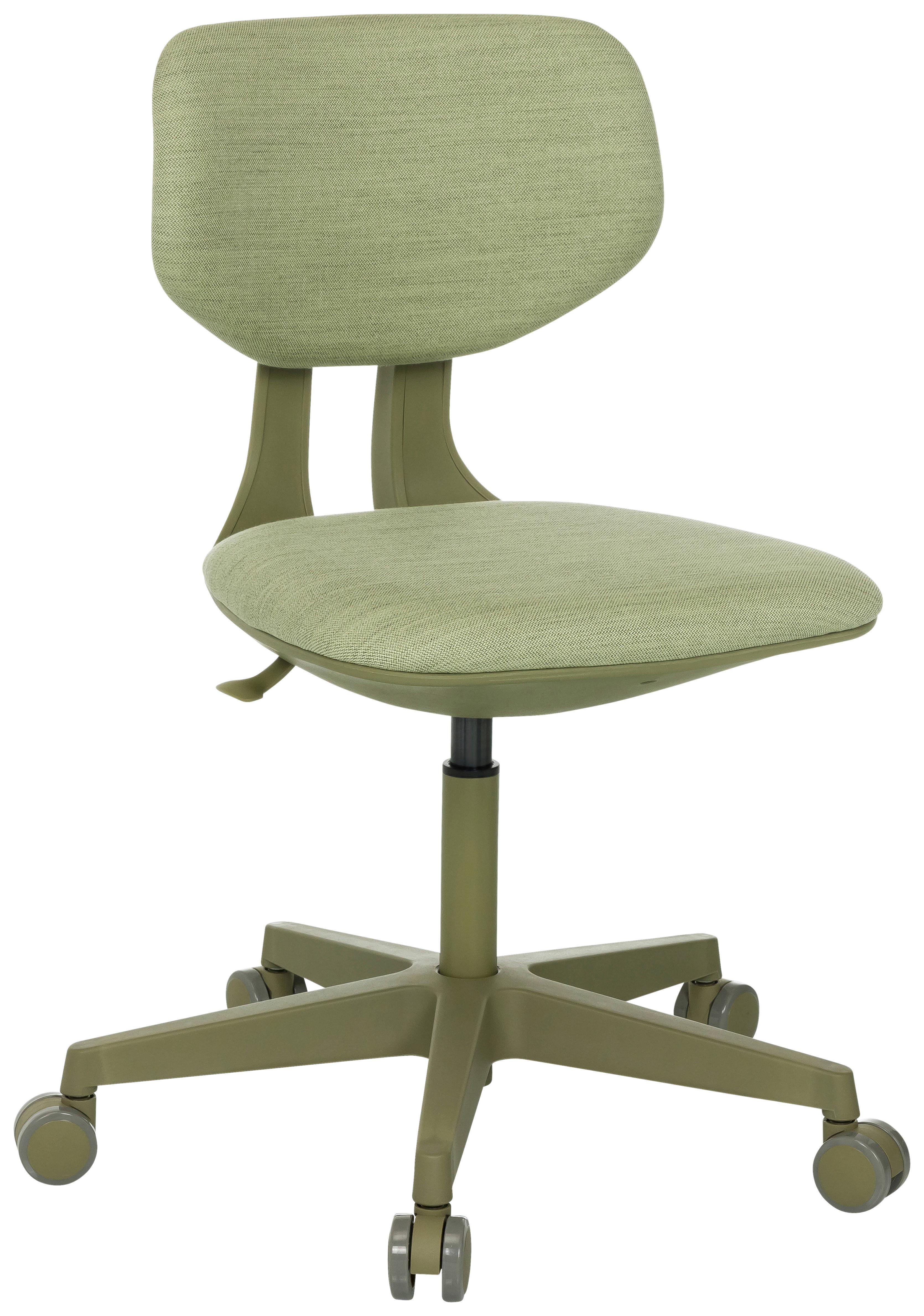 Otroški Vrtljivi Stol Kid Colore, Zelena - zelena, Moderno, umetna masa/tekstil (51/72 - 87/51cm) - MID.YOU