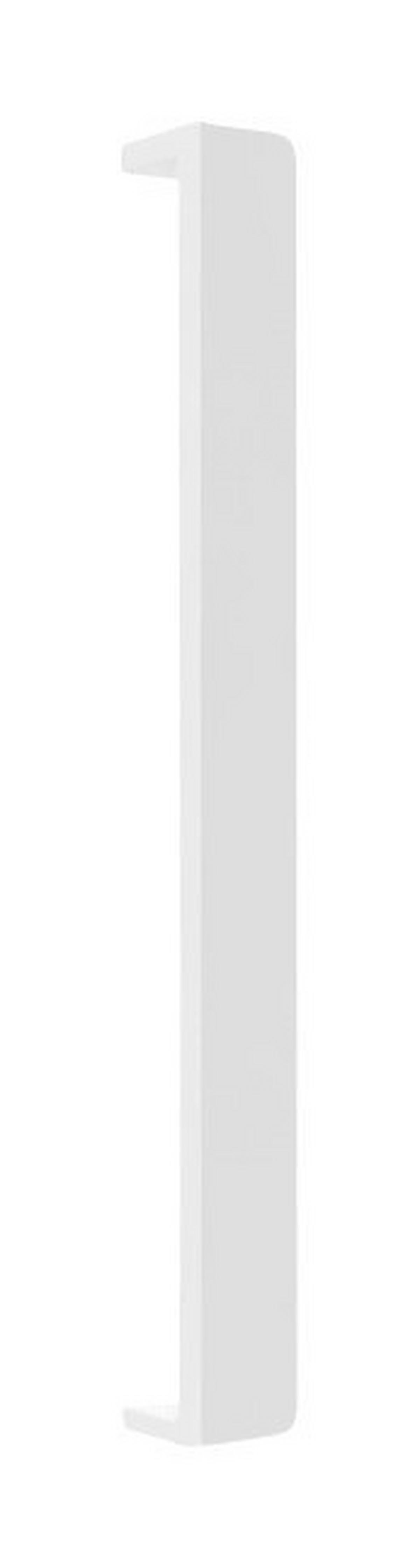 Griff "UNIT" in Weiss - Weiss, Modern, Metall (20/2,4/1,7cm) - Based