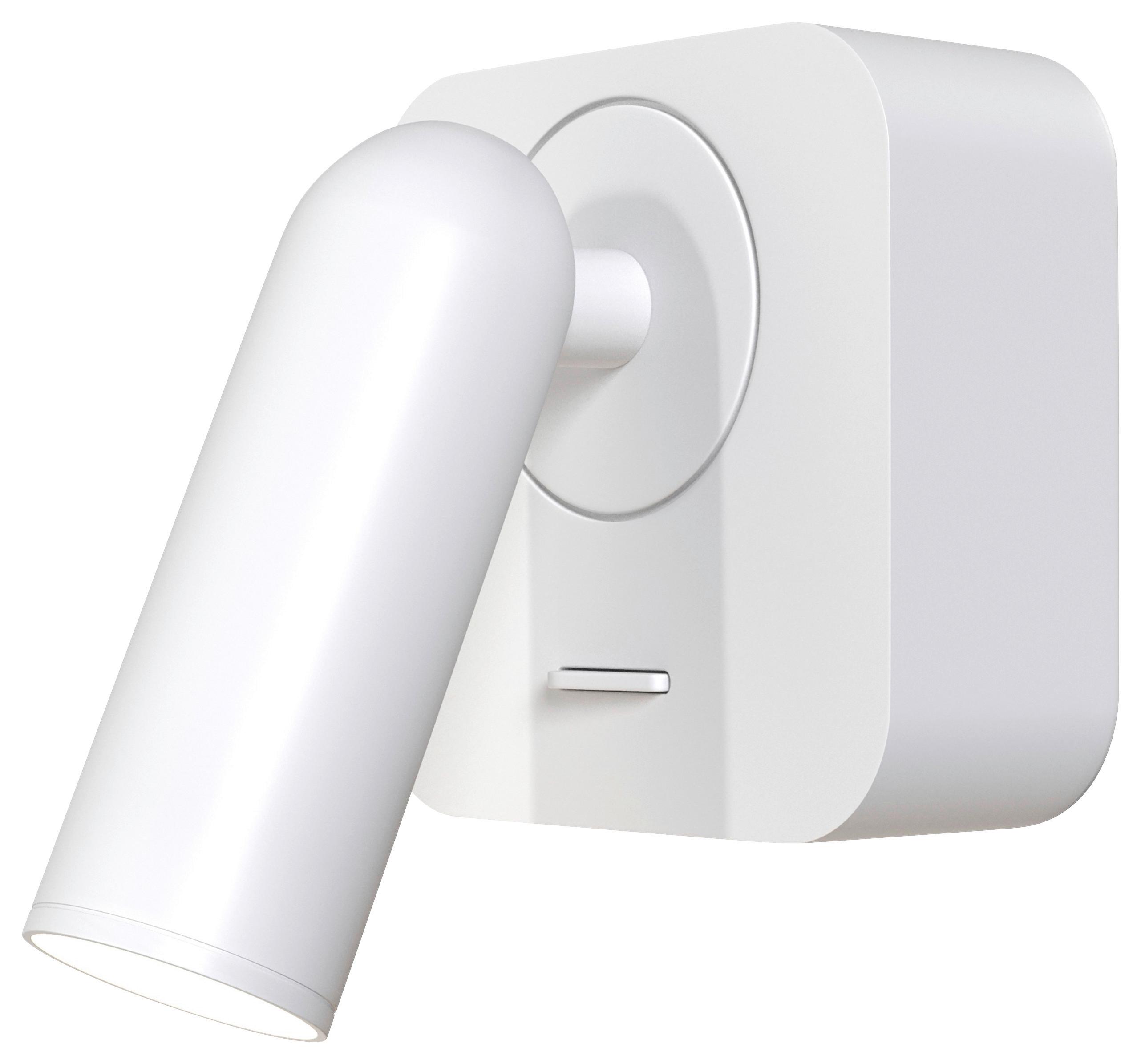 Wandleuchte Mirax Weiß max. 3 Watt - Weiß, Trend, Metall (8,5/6,5/6,3cm) - MAYTONI