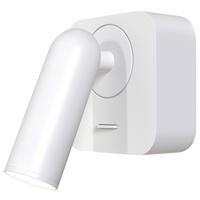 Wandleuchte Mirax Weiß max. 3 Watt - Weiß, Trend, Metall (8,5/6,5/6,3cm) - MAYTONI