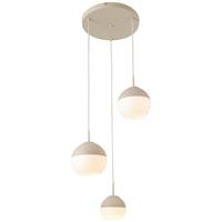 Hängeleuchte Ulla Sandfarben max. 60 Watt - Sandfarben, MODERN, Glas/Metall (42,5/42,5/120cm) - Mömax