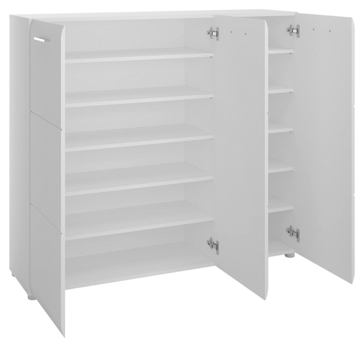 Ormarić Za Cipele Merano - Moderno, drvni materijal/plastika (134,8/120/36cm) - Modern Living
