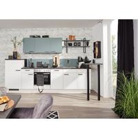 Küchenblock PN215/105 - Dunkelgrau/Schwarz, MODERN, Holzwerkstoff (320cm) - Pino