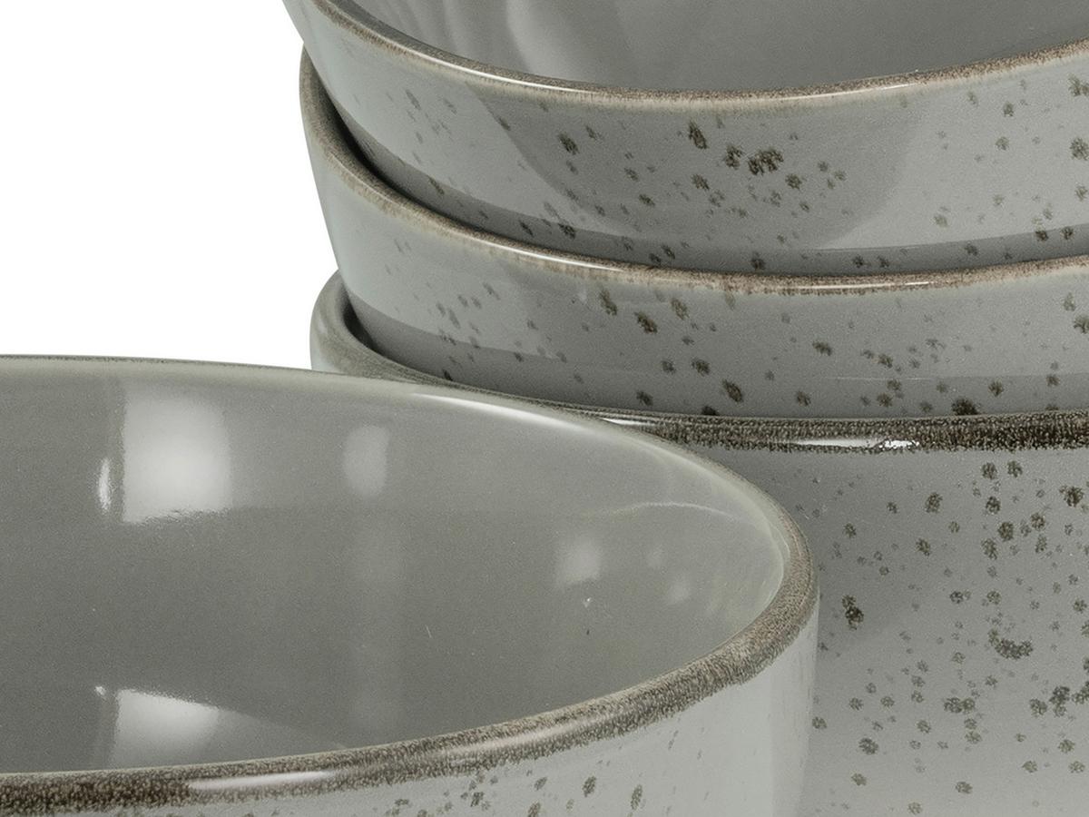 Set Posod Stone, 4-Delni - siva, Design, keramika (17,5cm) - Creatable