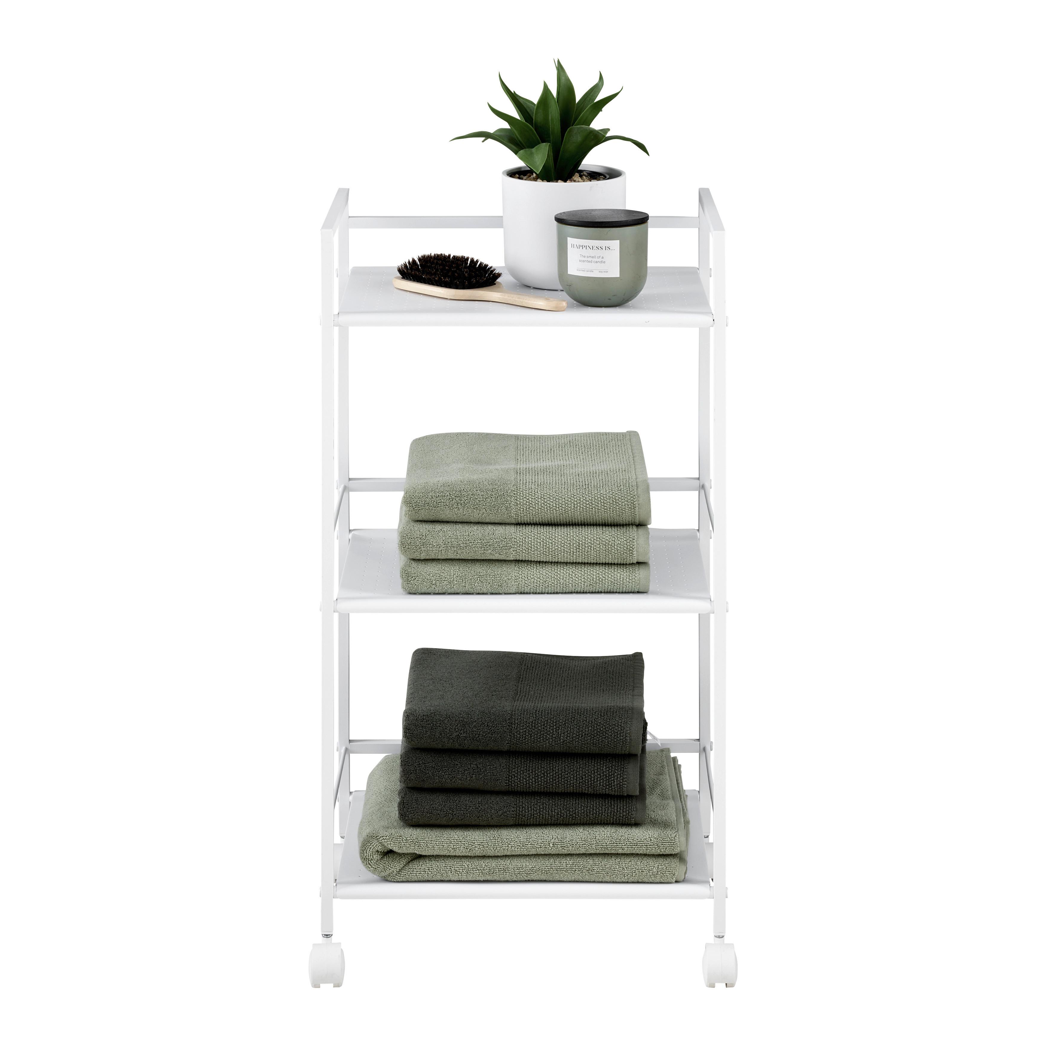 RULLVAGN LUAN II -BASED/SB- - vit, Modern, metall/plast (42,5/81/29cm) - Based