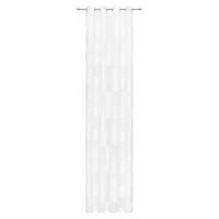 ZASŁONA NA PRZELOTKACH BRUCIATO - biały, Design, tkanina (135/245cm) - Esposa