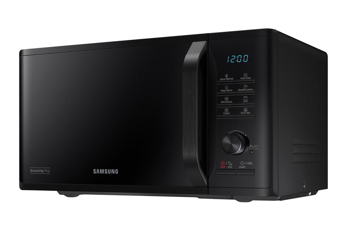 Mikrowelle Mg23k3505ak/sw - Schwarz, Basics, Keramik (48,9/27,5/39,2cm) - Samsung