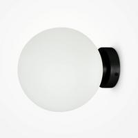 Wandleuchte Basic Form Schwarz max. 40 Watt - Schwarz/Weiß, Trend, Glas/Metall (20/23cm) - MAYTONI