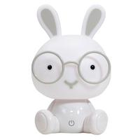 Kindertischleuchte Bunny Weiß max. 3 Watt - Weiß, Basics, Kunststoff (14/14/22cm)