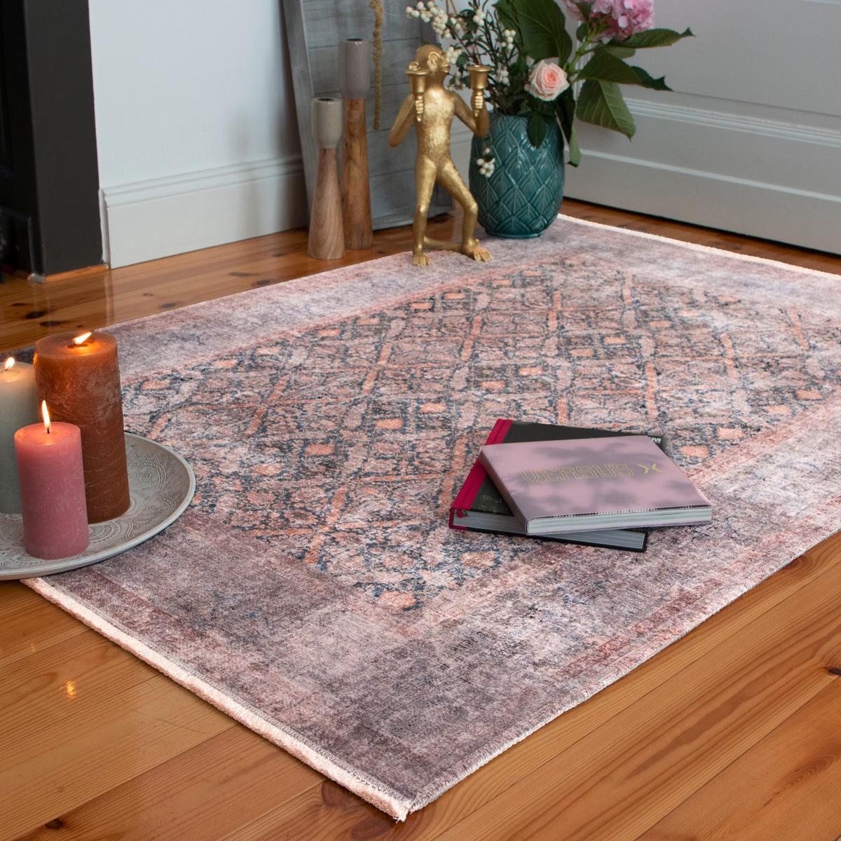 VINTAGE-TEPPICH MY MAUREA 780 - Dunkelblau, Basics, Textil (240/340cm)