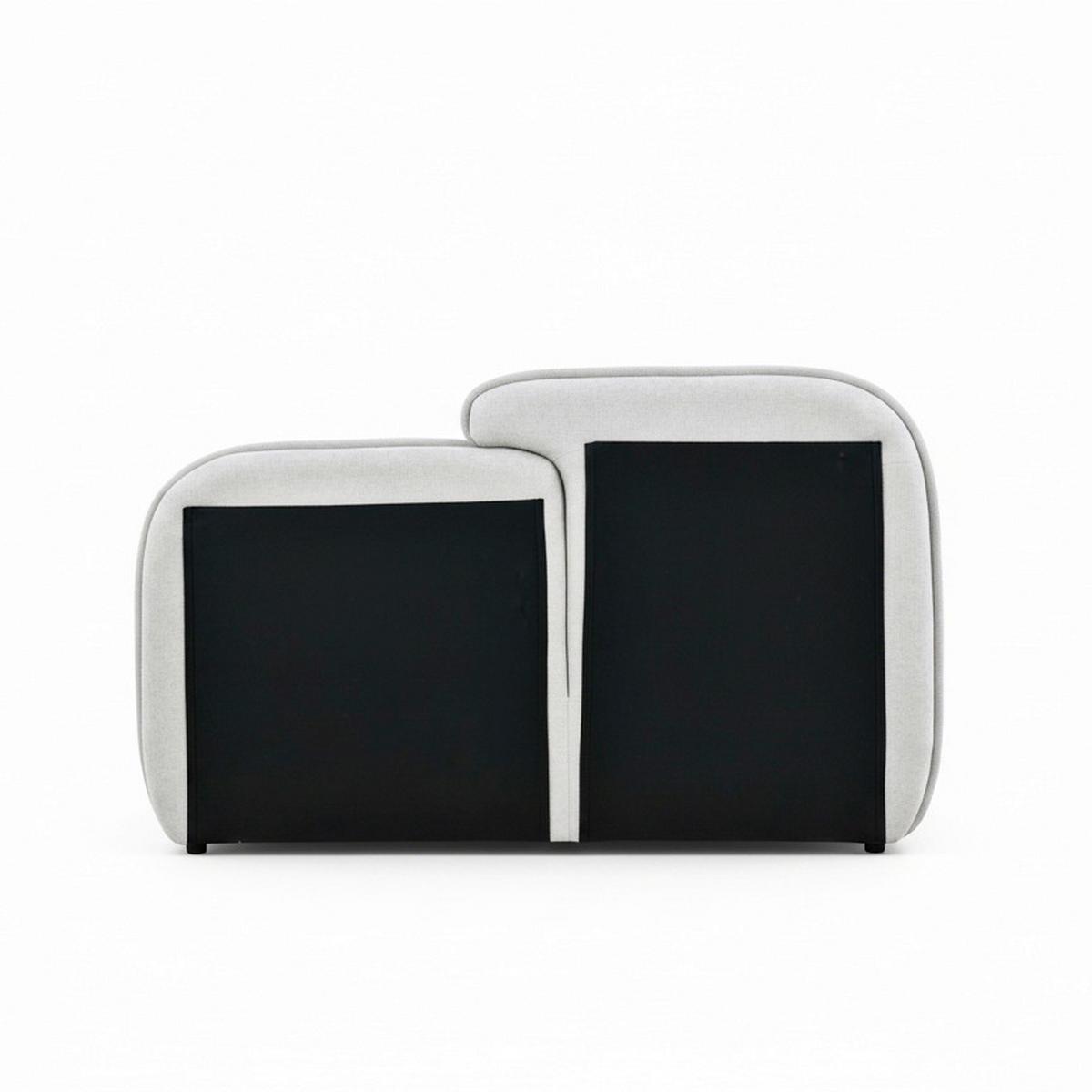 Oblazinjena Postelja Embrace, Svetlo Siva, 160x200 - črna/barve hrasta, Moderno, kovina/umetna masa (160/200cm) - Bessagi Home