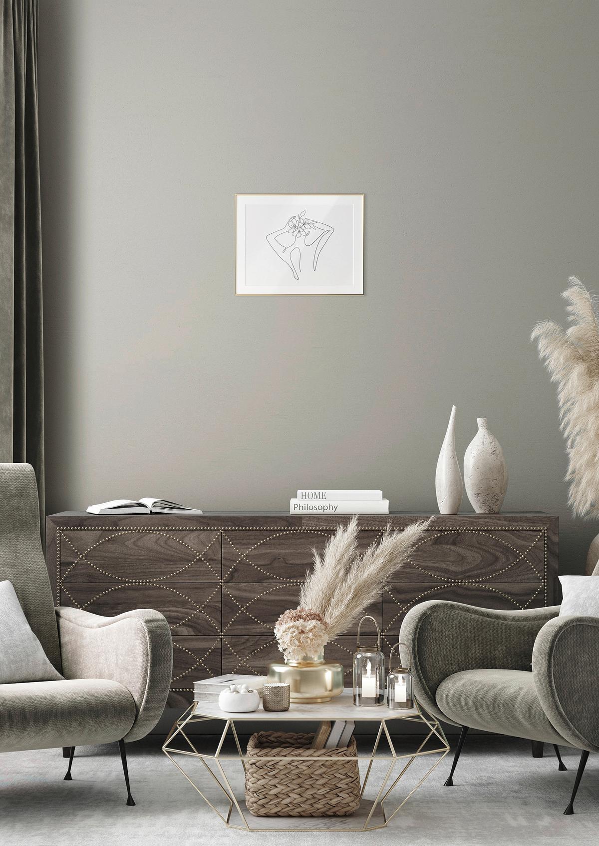 Poster Vincent - večbarvno, papir (30/40cm) - Modern Living