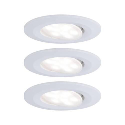LED-Deckenleuchte Calla IP65 in Weiß max. 3x 5,5 Watt - Weiß, Basics, Kunststoff (9cm) - Paulmann