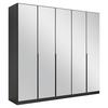 Ormar S Klasičnim Vratima Skyla - siva, Moderno, drvni materijal/metal (226/210/54cm) - Modern Living