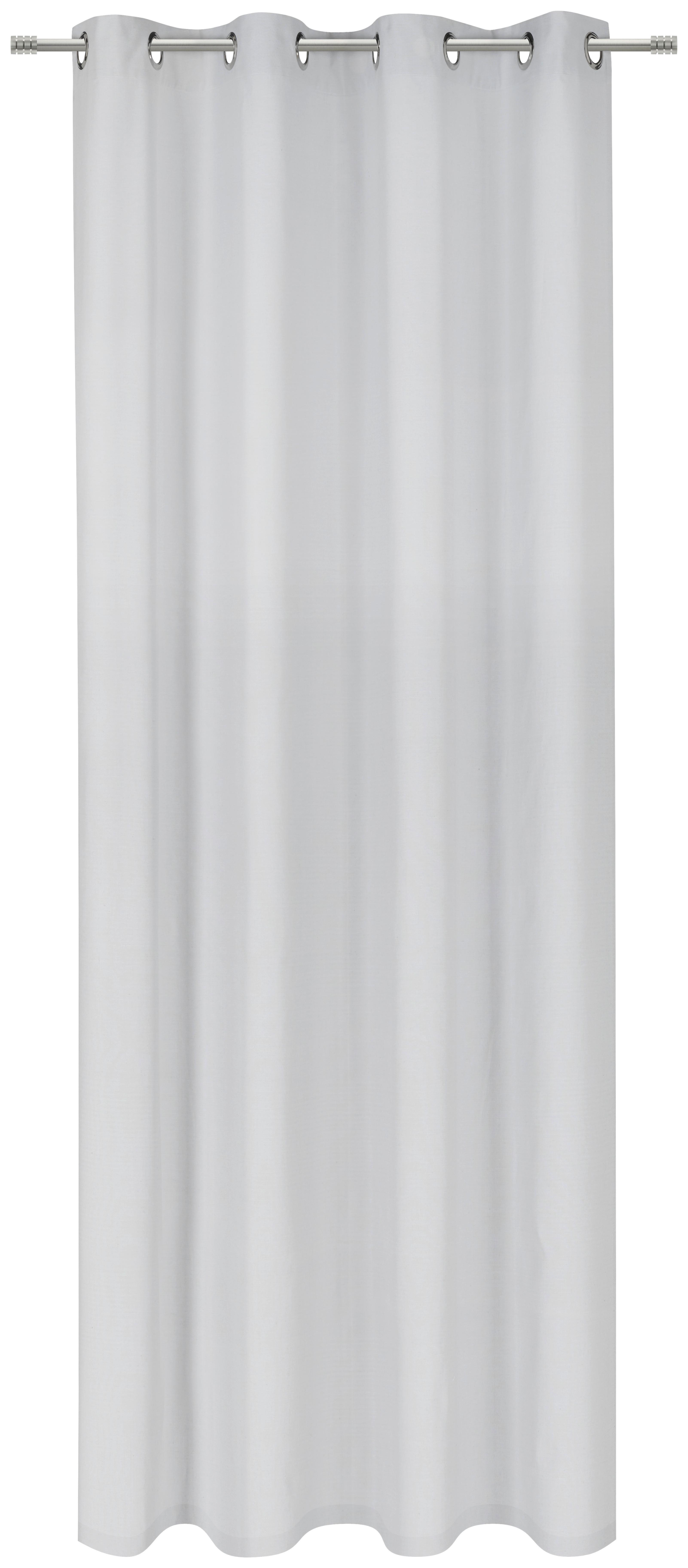 ZASŁONA NA PRZELOTKACH SOLE - szary, Basics, tkanina (140/255cm) - Esposa