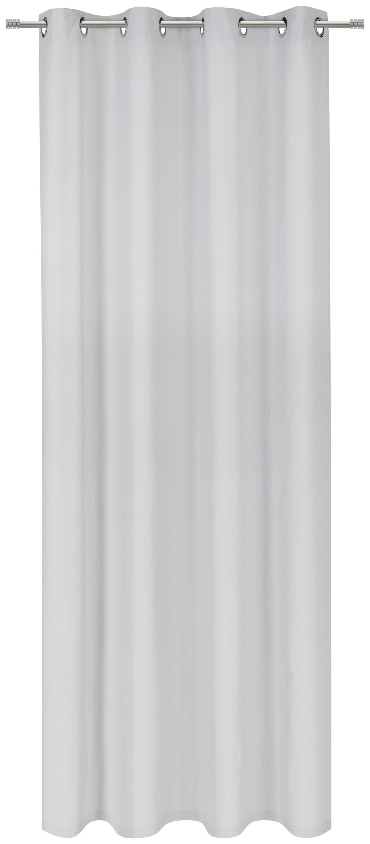 ZASŁONA NA PRZELOTKACH SOLE - szary, Basics, tkanina (140/255cm) - Esposa