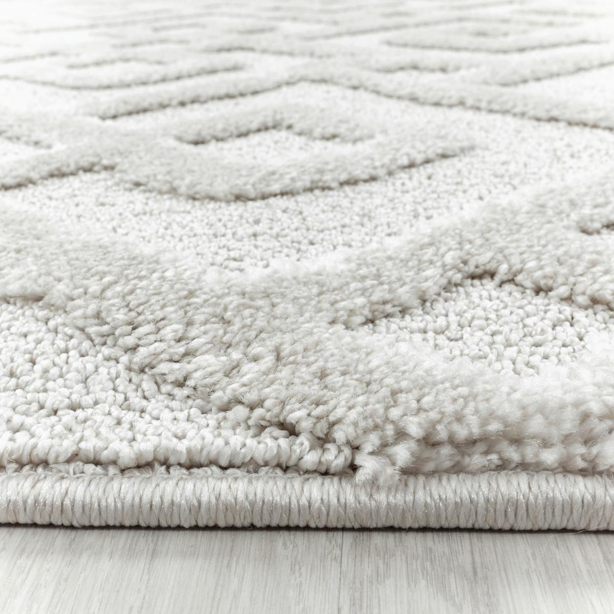 Webteppich Pisa Creme ca. 160x230cm - Creme, KONVENTIONELL, Textil (160/230cm) - Novel