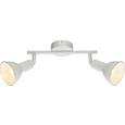 Strahler Caldera, max. 40 Watt - Goldfarben/Weiß, LIFESTYLE, Metall (25/15/18,5cm)