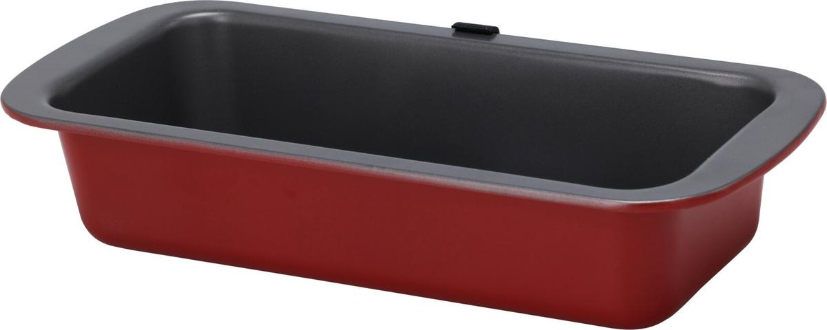 Kalácsforma Red - piros, fém (29,5/13/5,5cm)