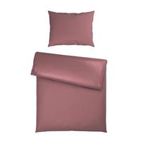 Bettwäsche Xenia Uni Mauve ca. 140x200cm - Mauve, MODERN, Textil (140/200cm) - Premium Living