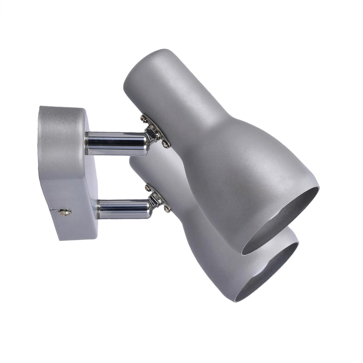 Reflektor 92-44211 Picardo - siva/srebrne boje, Trend, metal (36/6/15cm)