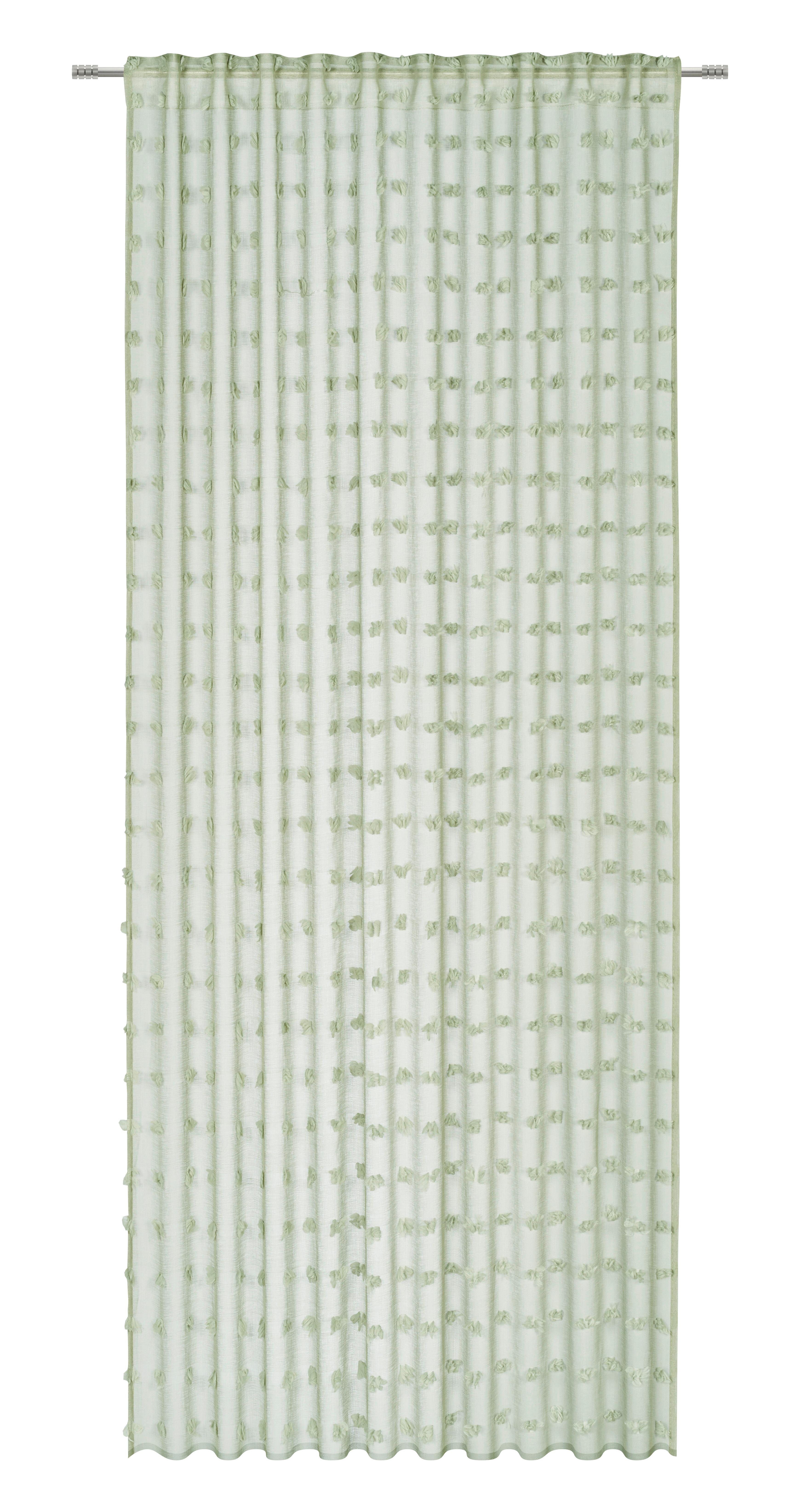 Draperie confecționată Bella - verde, Romantik / Landhaus, textil (140/245cm) - Mömax