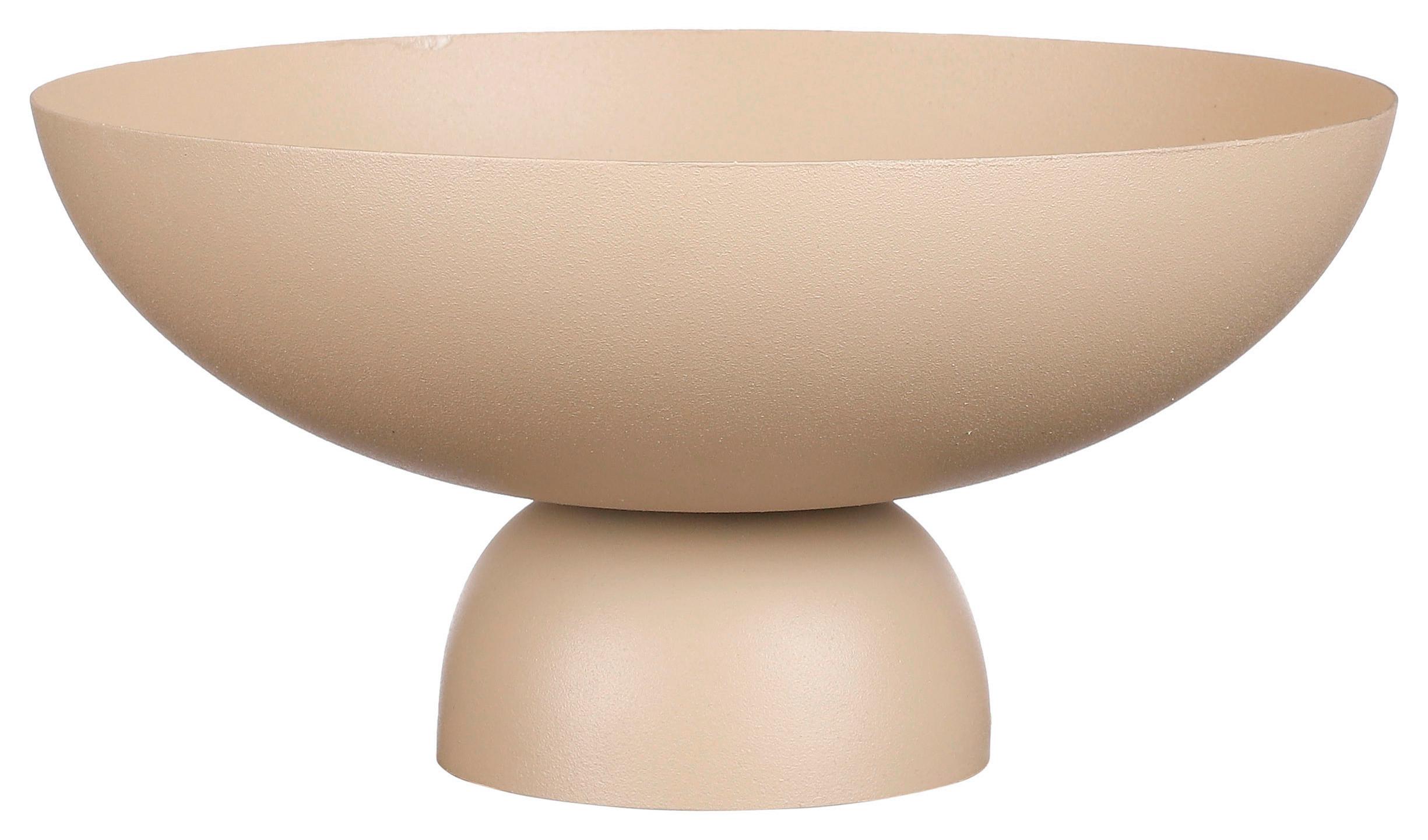 Dísztál Celia - bézs, Modern, fém (25/12,5cm) - Modern Living