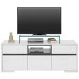 Lowboard Grau/Weiß - Weiß/Grau, Holzwerkstoff (150/56/40cm) - Modern Living Lowboard Grau/Weiß - Weiß/Grau, Holzwerkstoff (150/56/40cm) - Modern Living