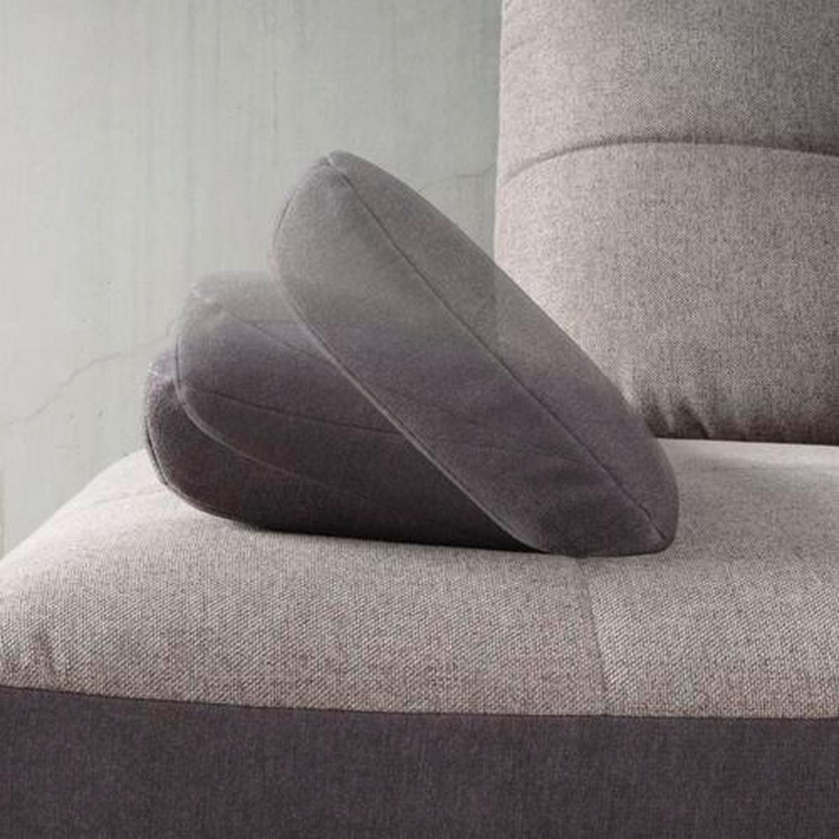 Wohnlandschaft Trendy in Anthrazit - Dunkelgrau/Anthrazit, Modern, Holzwerkstoff/Textil (250/93/310cm) - Premium Living