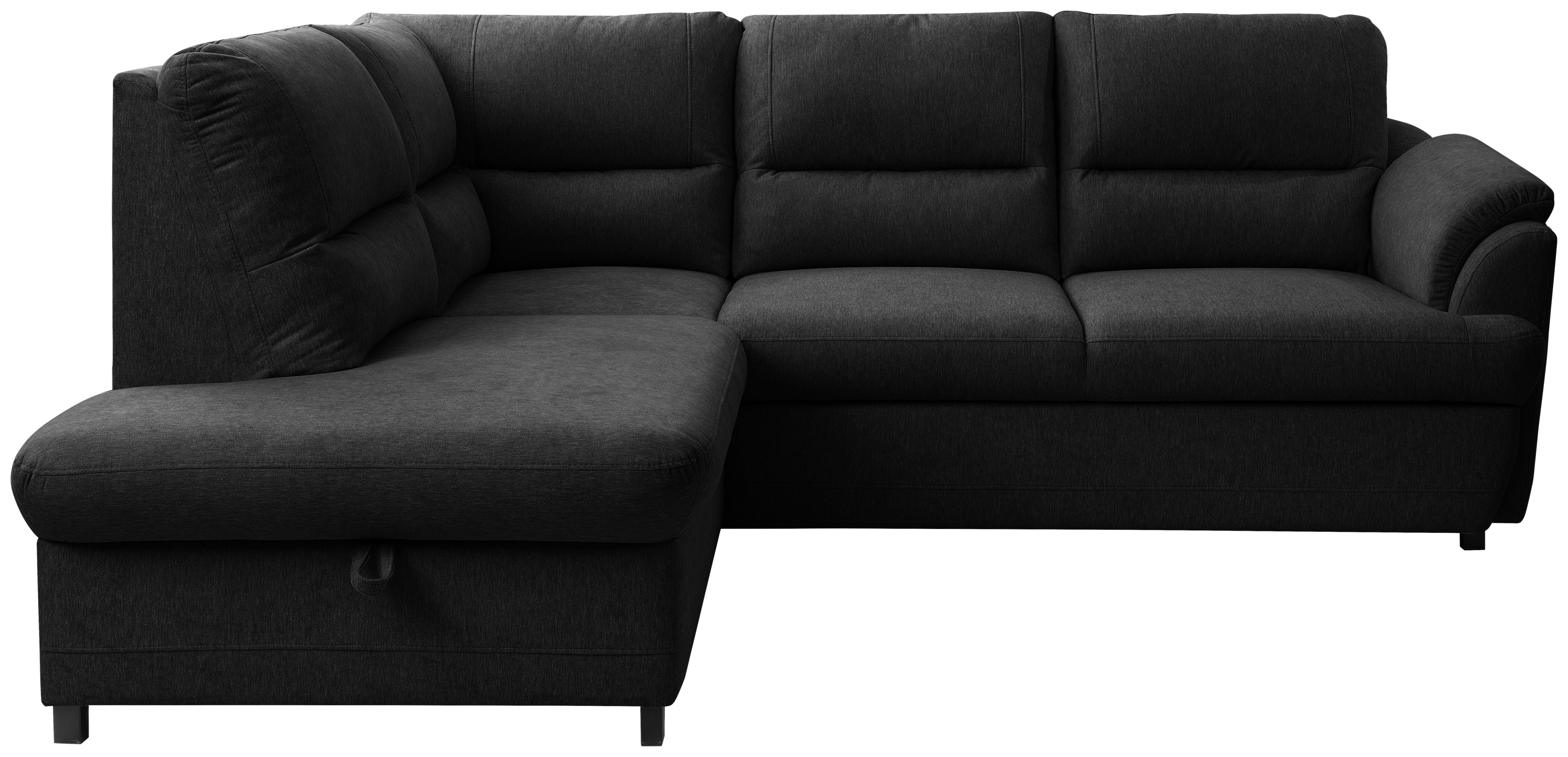 Kutna Garnitura Gusto - boje grafita/crna, Basics, tekstil/drvo (200/240cm) - Modern Living