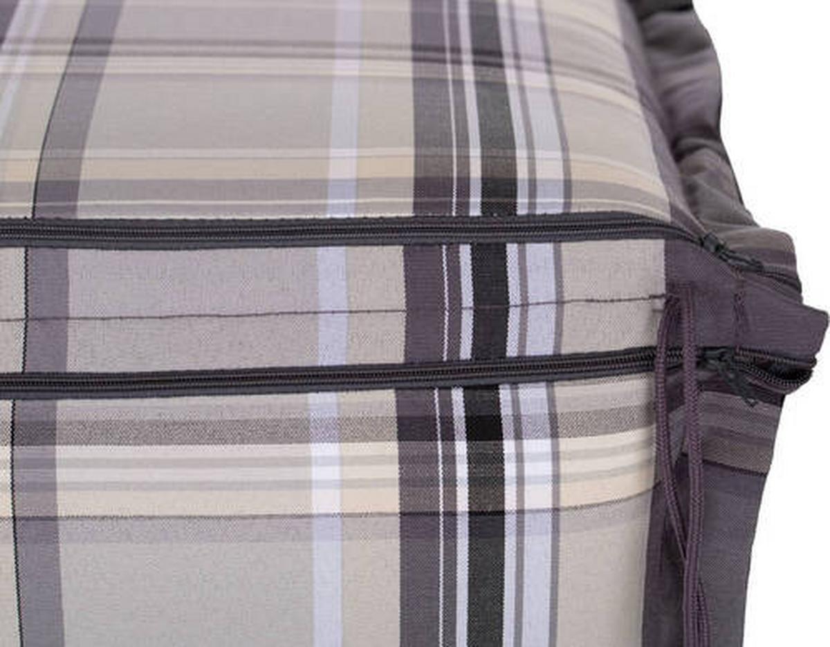 Liegenauflage Atika m. Zip ca. 195x62 cm Beige - Beige, Basics, Textil (195/62/8cm) - Gardenson