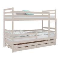 PAT SUPRAETAJAT MILA - cașmir/culoare lemn mesteacăn, lemn (90/200cm) - Mömax