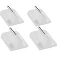 Selbstklebehaken Kurt Weiß, 4er Set - Weiß, Kunststoff (1/2.3cm) - Mömax modern living Selbstklebehaken Kurt Weiß, 4er Set - Weiß, Kunststoff (1/2.3cm) - Mömax modern living