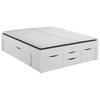 LIT DE RANGEMENT NOAH - blanc, KONVENTIONELL, matériau en bois (180/200cm) - Mömax